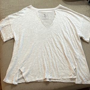 Free People Oversized Cutout Tee